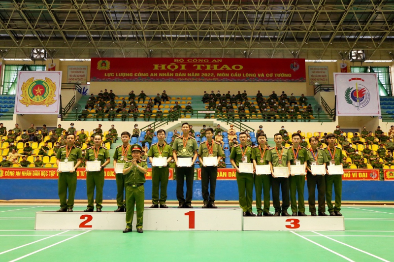 CATP Hải Phòng đoạt giải Nhì toàn đoàn môn Cờ tướng Hội thao CAND năm 2022